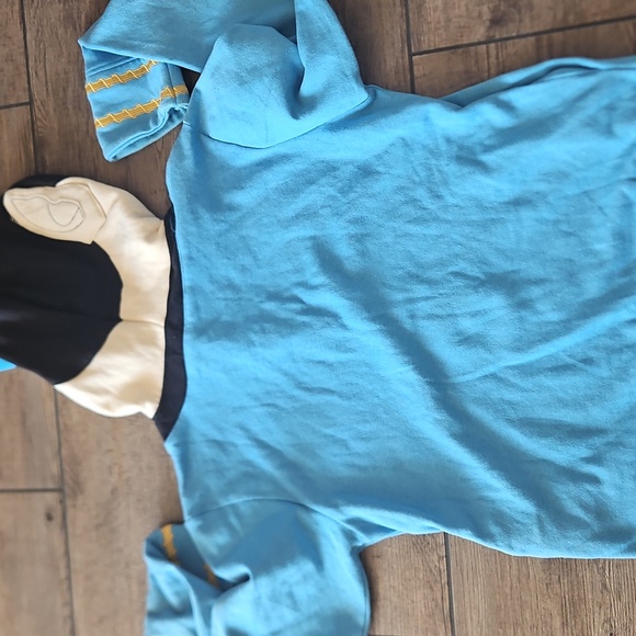 Womens Star Trek Spock Ears Blue Hoodie Jacket, Size Large - Picture 6 of 6
